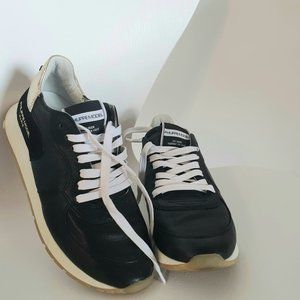 Philippe Model Paris Black & Gold Sneakers